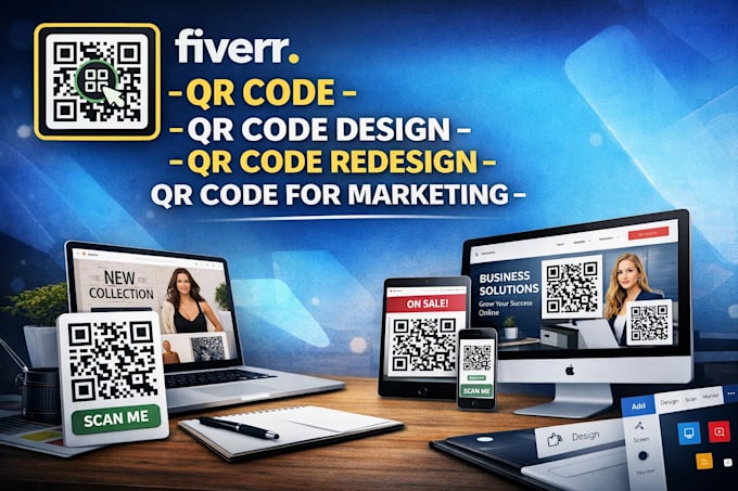 Design custom branded qr codes for marketing and business by Alexx ...