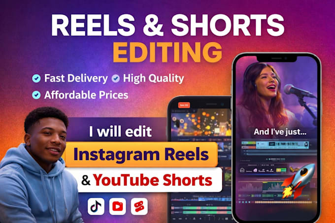 Edit professional instagram reels and youtube shorts by Smartclipeditor ...