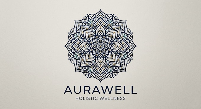design a beautiful and intricate mandala logo