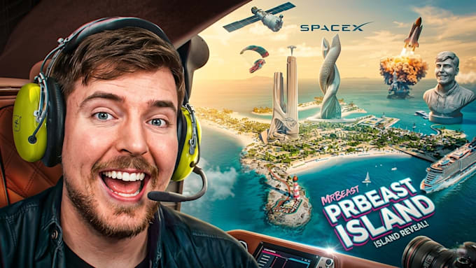 design viral mrbeast style youtube thumbnail for high CTR