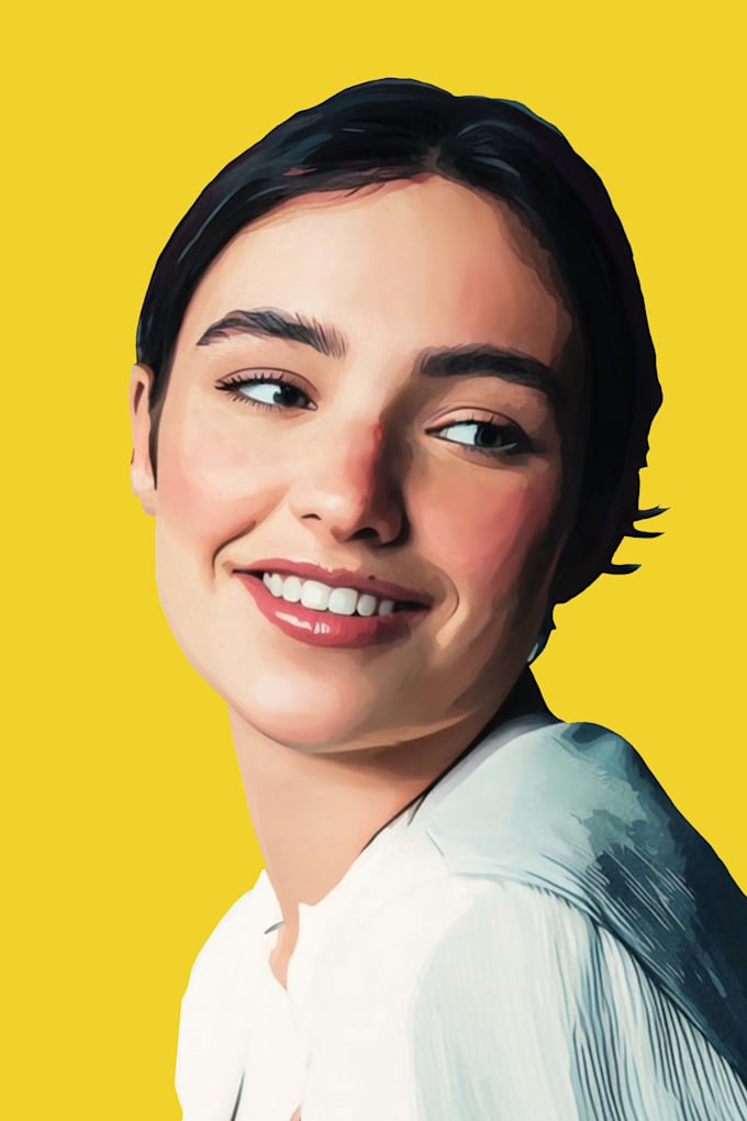 draw a realistic portrait digitally