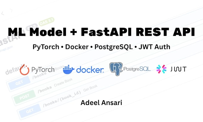 build and deploy a machine learning model with fastapi rest API