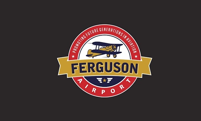 design monogram super aviation brand logo