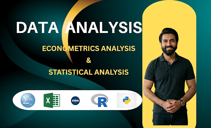 use spss, stata, r, excel, python for econometrics and statistical data analysis