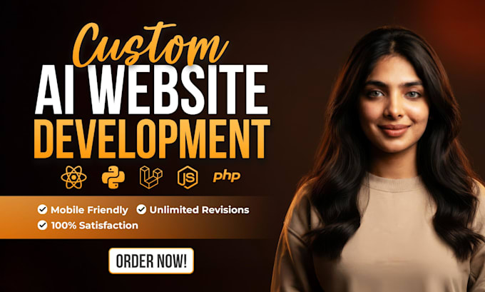do custom ai website development chatbot ai software as full stack web developer