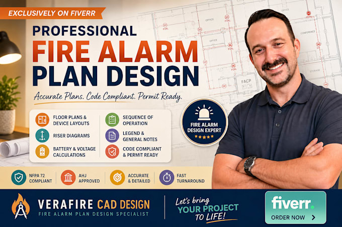 design fire alarm plans for permit approval nfpa 72