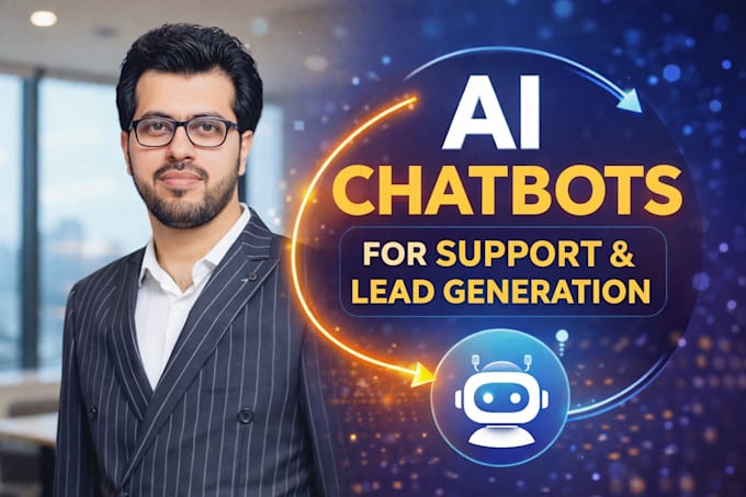 build ai chatbot for customer support, faq automation and lead generation