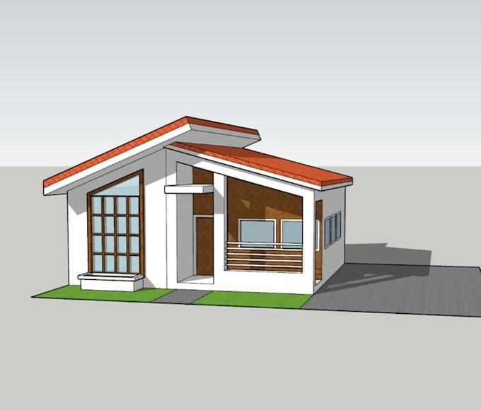 do 2d house plans and 3d elevations