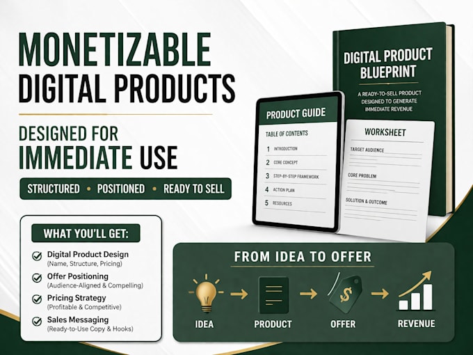 design a monetizable digital product