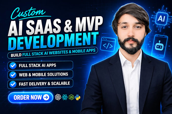 Ser desarrollador de ia para saas y mvp, construir sitios web de ia ...