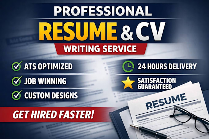 Write ats friendly resume , cv and cover letter by Cvexpert_hub | Fiverr