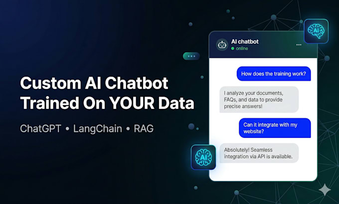 build a custom ai chatbot trained on your business data