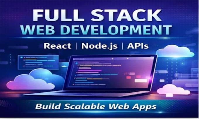 do full stack development with scalable website