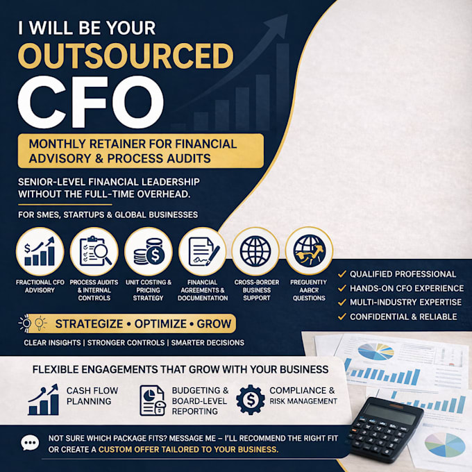 be outsourced cfo for financial advisory and process audits