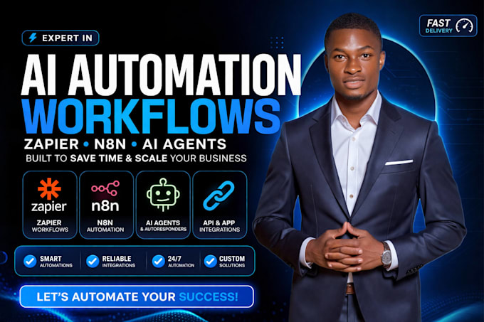 set up powerful zapier ai automation workflows, automation agents n8n automation