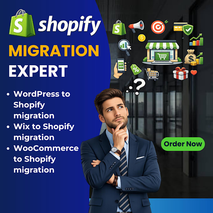 migrate your website in powerful shopify store