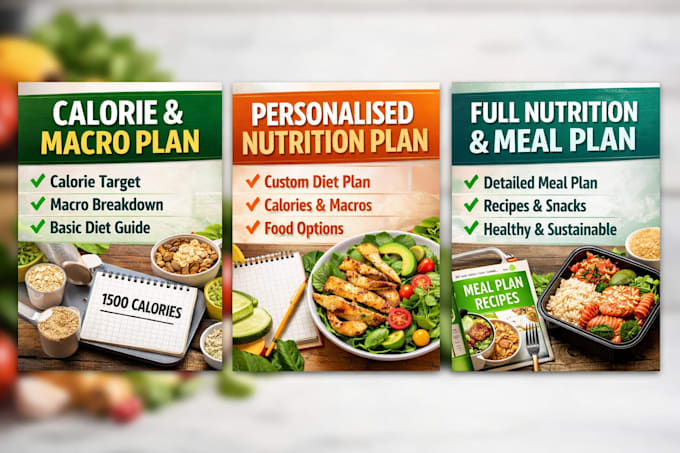 create a personalised nutrition plan for weight loss or weight gain