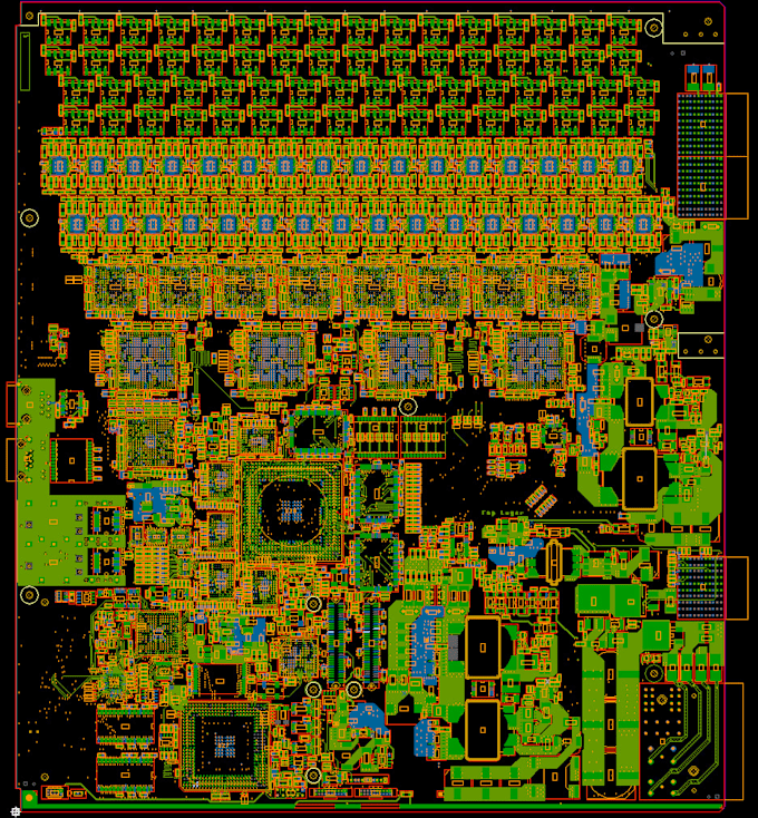 design multilayer pcb layout with controlled routing and stackup, pcb review