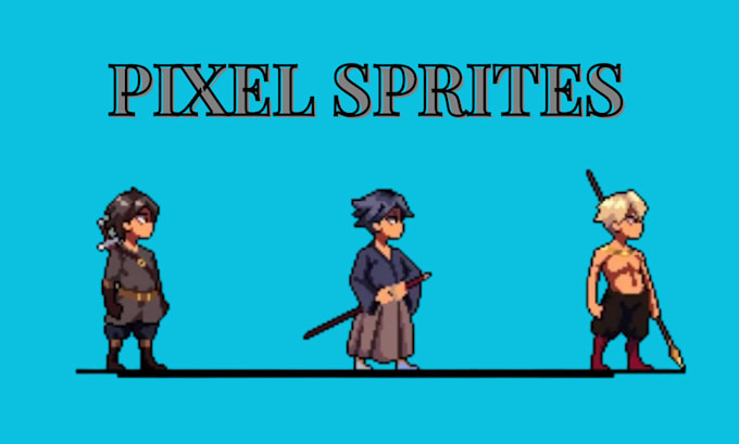 create pixel art character animation sprite sheet for indie games and platformer