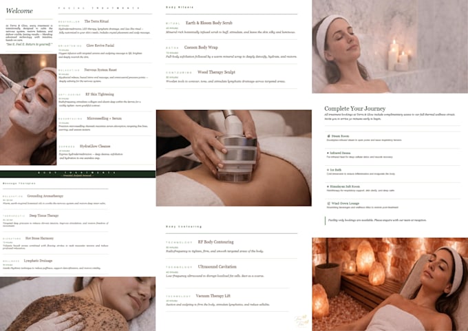 craft your wellness treatments and sops