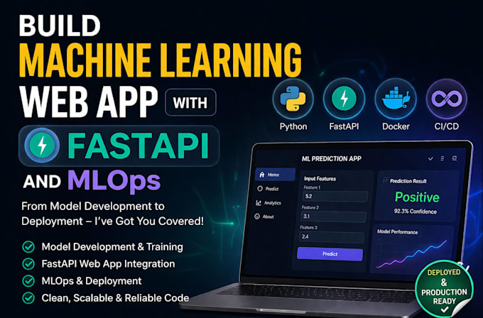 build machine learning web app with fastapi and mlops