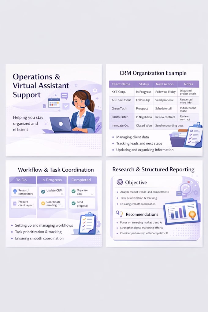 be your virtual assistant for operations and executive support