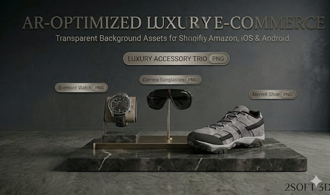 optimize 3d models for webar, glb, gltf