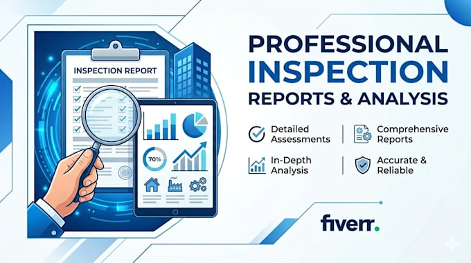 create professional inspection report PDF and quality report