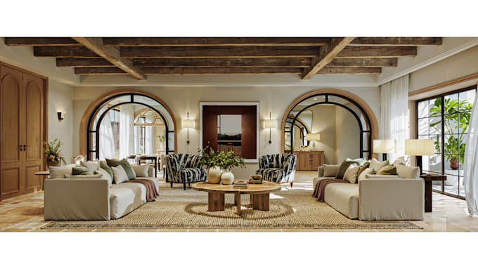 create photorealistic 3d interior renders fast