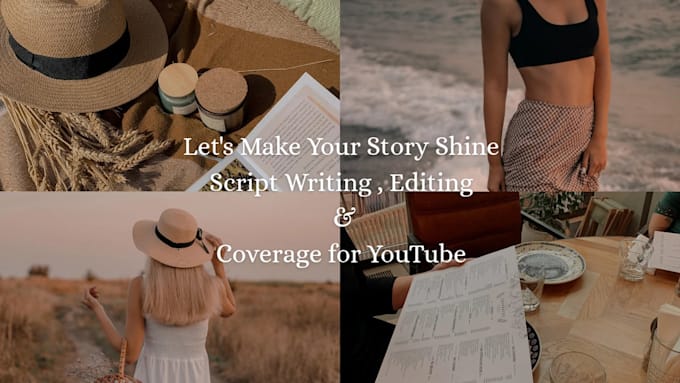 write engaging and emotional youtube scripts and edit script