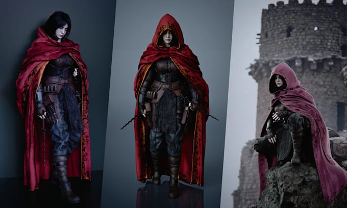 create 3d character model