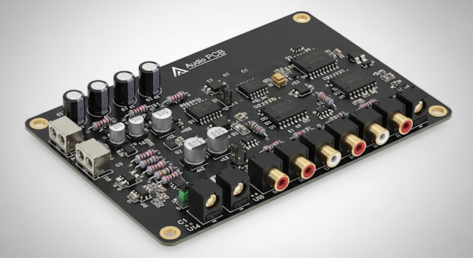 design and fabricate custom audio pcb