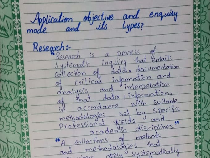 do assignment work in good handwriting
