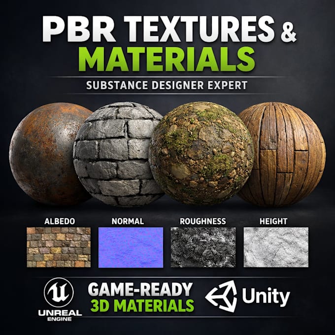 create seamless pbr and tileable texture in substance designer for unreal engine