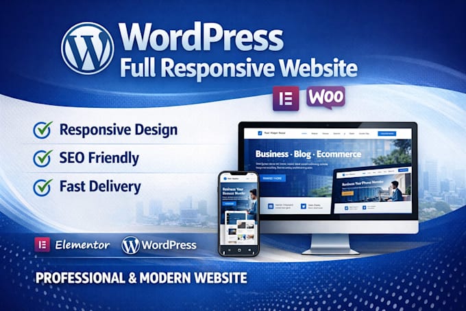design and develop a professional wordpress website