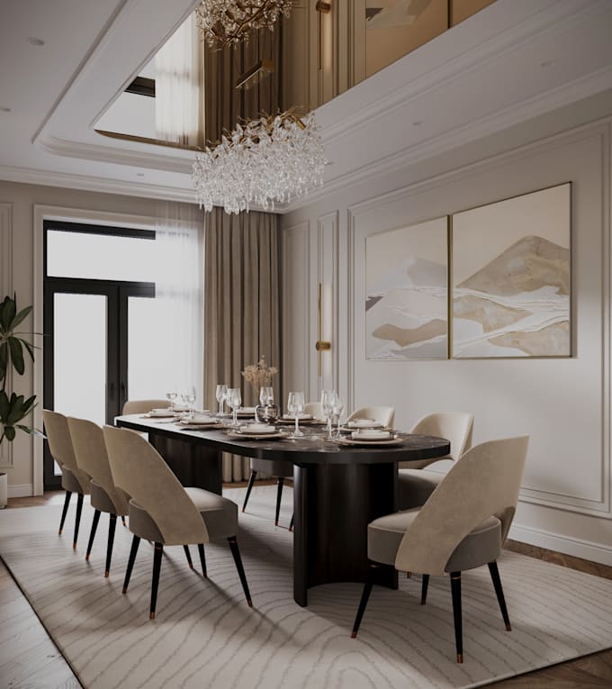 create photorealistic 3d architectural interior visualizations