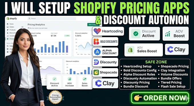 setup shopify pricing heartcoding bold discounts alpha discounty shopacado clay