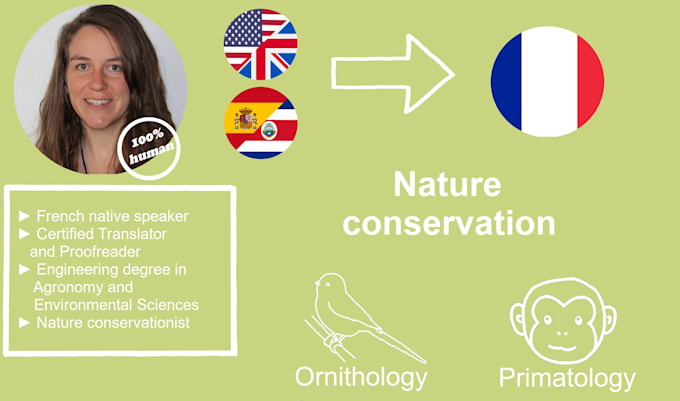 translate nature conservation related documents