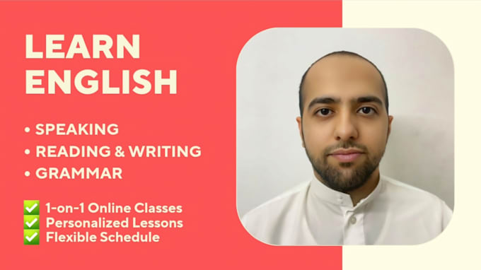 teach you english with personalized lessons