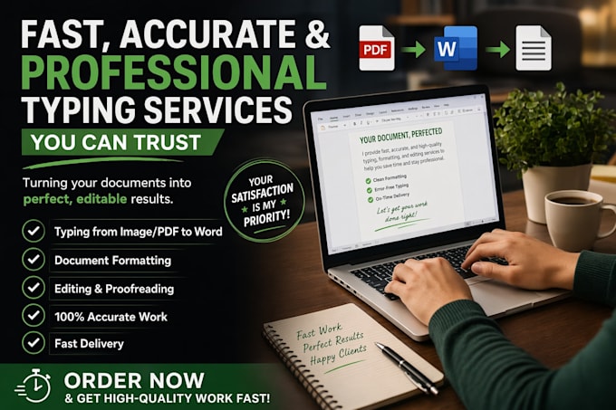 do fast and accurate typing and document formatting