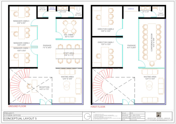 create professional 2d drafting floor plans and concept designs
