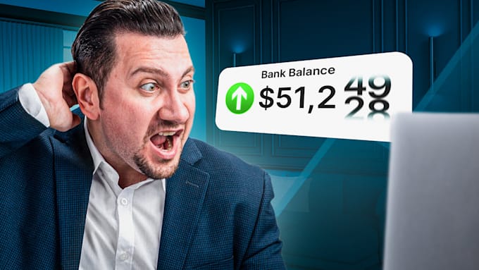 design high CTR finance thumbnails
