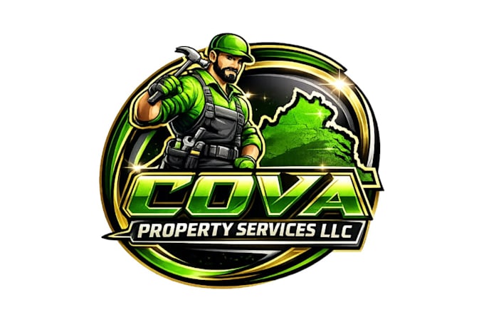 create a logo for lawn maintenance and landscaping