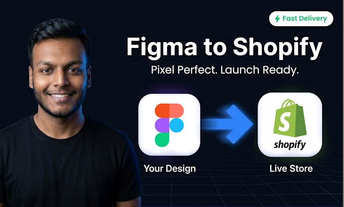 convert figma, PSD, xd to shopify, build custom shopify store