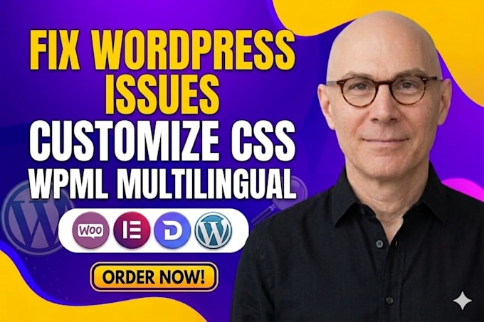 Fix wordpress issues, errors, bugs, customize css and setup wpml ...