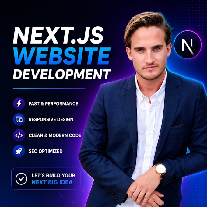 build a modern nextjs business website with fast delivery