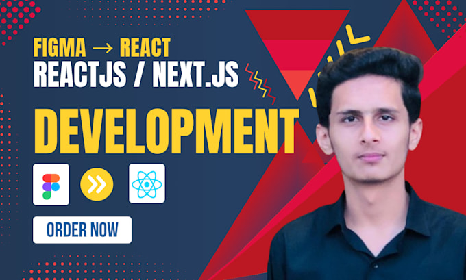 convert figma to reactjs or nextjs resposive website