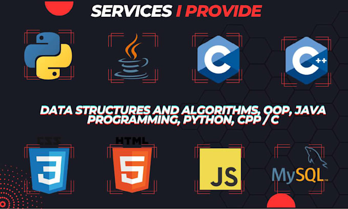 python c cpp oop data structure java and algorithms programing task projects