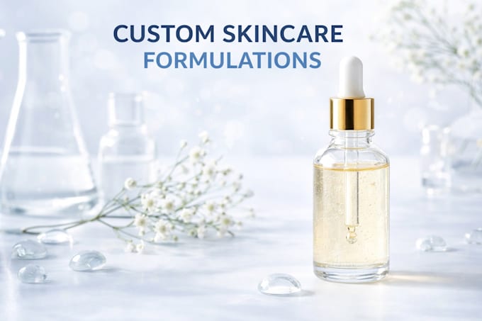 create custom skincare formulations for your brand