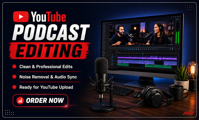 your podcasts editing expert for creator, businesses and personal brands
